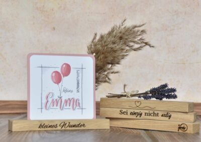 Bildergalerie, Kartenhalter